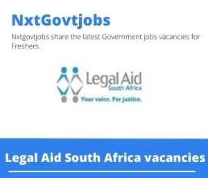 legal aid Paralegal Vacancies in Polokwane 2022