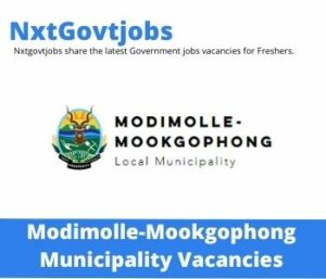 Modimolle-Mookgophong Municipality Divisional Manager Communication Services Vacancies in Polokwane 2022