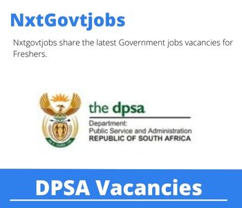 DPSA Maintenance Investigator Vacancies in Polokwane 2023
