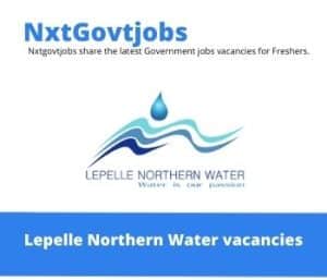 Lepelle Northern Water Instrumentation Artisan Vacancies in Polokwane- Deadline 28 Apr 2023