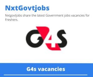 G4s Radio Controller Vacancies in Polokwane – Deadline 21 Jan 2024