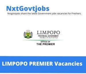 Chief Artisan vacancies within the Limpopo Department of Premier – Deadline 09 Jun 2023