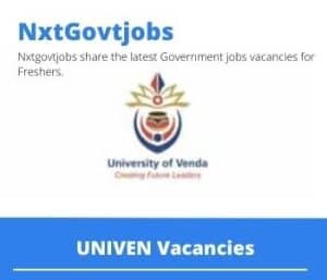 UNIVEN Finance Manager Income Vacancies in Thohoyandou – Deadline 12 May 2023