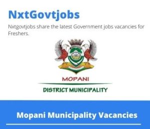 Mopani Municipality Junior Fire Fighters Vacancies in Polokwane – Deadline 11 Sep 2023