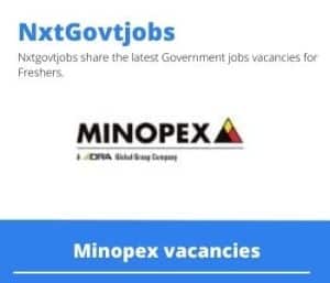 Minopex Maintenance Planner Vacancies in Polokwane – Deadline 28 Jun 2023