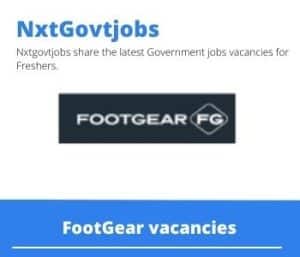 FootGear Sales Generator Vacancies in Burgersfort – Deadline 30 Dec 2023